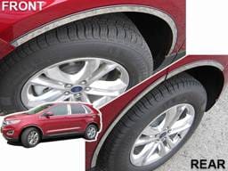 FORD EDGE 4dr QAA Stainless 6pcs Wheel Well Accent WQ55610