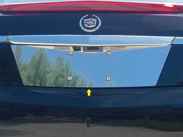 CADILLAC XTS 4dr QAA Stainless 1pcs License Plate Bezel LP53245