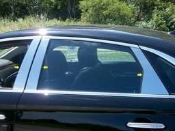 CADILLAC XTS 4dr QAA Stainless 6pcs Pillar Trim PP53246