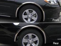 MALIBU 4dr QAA Molded Stainless 4pcs Wheel Well Fender Trim WZ53105