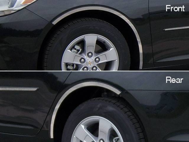 CHEVROLET MALIBU 4dr QAA Stainless 4pcs Wheel Well Accent WQ53106