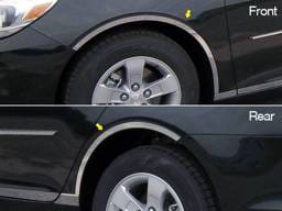CHEVROLET MALIBU 4dr QAA Stainless 4pcs Wheel Well Accent WQ53105
