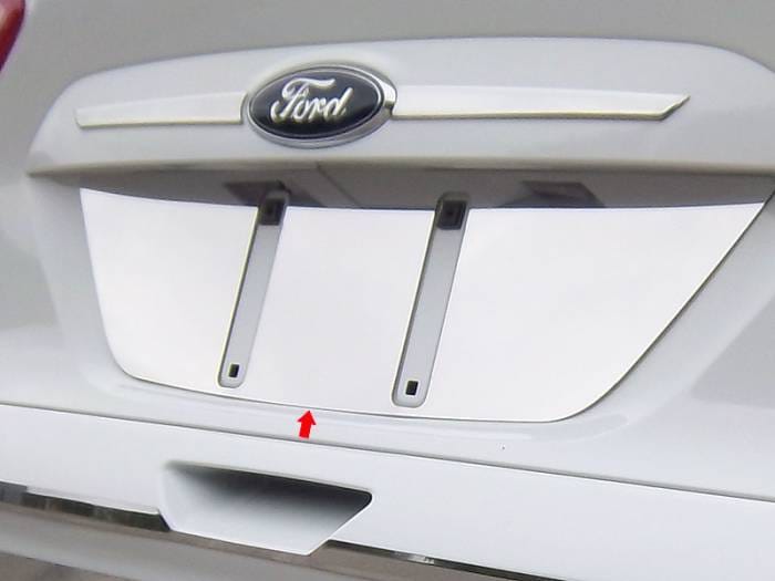 FORD ESCAPE 4dr QAA Stainless 1pcs License Plate Bezel LP53360