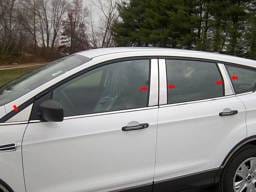 FORD ESCAPE 4dr QAA Stainless 10pcs Pillar Trim PP53367
