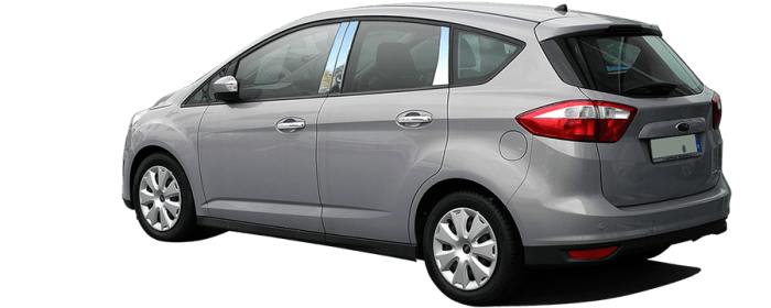FORD C MAX 4dr QAA Stainless 6pcs Pillar Trim PP53371 thumbnail 2
