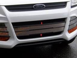 FORD ESCAPE 4dr QAA Stainless 2pcs Grille Accent SG53361