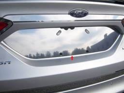 FORD FUSION 4dr QAA Stainless 1pcs License Plate Bezel LP53390