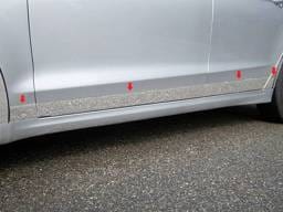 FORD FUSION 4dr QAA Stainless 8pcs Rocker Panel Trim TH53390