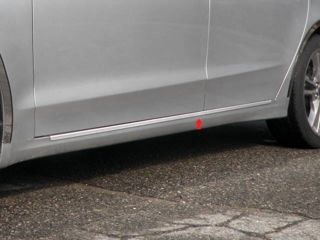 FORD FUSION 4dr QAA Stainless 2pcs Rocker Panel Trim TH53391