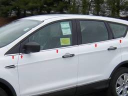 FORD ESCAPE 4dr QAA Stainless 10pcs Window Sill Accent WS53360