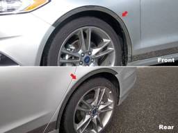 FORD FUSION 4dr QAA Stainless 4pcs Wheel Well Accent WQ53390