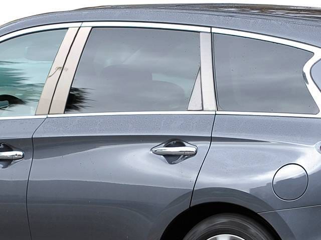 Fits Infiniti QX60 4dr QAA Stainless 8pcs Pillar Trim PP13037