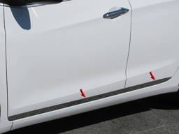 Fits Hyundai ELANTRA 4dr QAA Stainless 4pcs Rocker Panel Trim TH13345