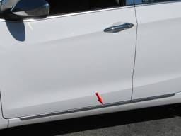 Fits Hyundai ELANTRA 4dr QAA Stainless 2pcs Rocker Panel Trim TH13346