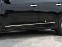 Fits Nissan ALTIMA 4dr QAA Stainless 4pcs Side Accent Trim AT13550