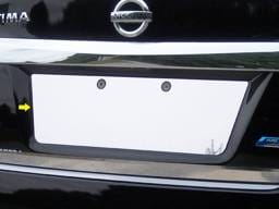 Fits Nissan ALTIMA 4dr QAA Stainless 1pcs License Plate Bezel LP13550