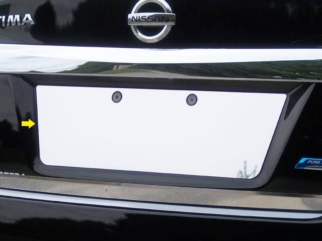 Fits Nissan ALTIMA 4dr QAA Stainless 1pcs License Plate Bezel LP13550