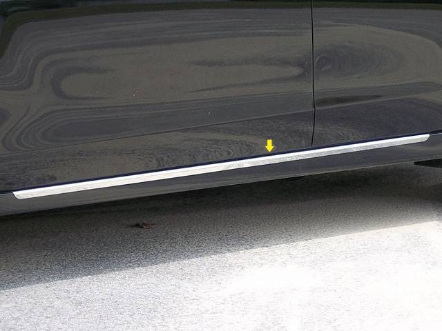 Fits Nissan ALTIMA 4dr QAA Stainless 2pcs Rocker Panel Trim TH13551