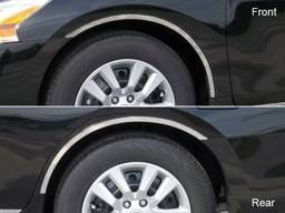 Fits Nissan ALTIMA 4dr QAA Stainless 4pcs Wheel Well Accent WQ13550