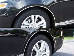 LINCOLN MKS 4dr QAA Stainless 8pcs Wheel Well Accent WQ53625