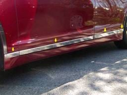 LINCOLN MKZ 4dr QAA Stainless 8pcs Rocker Panel Trim TH53630