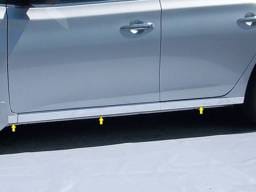 Fits Nissan SENTRA 4dr QAA Stainless 6pcs Rocker Panel Trim TH13575