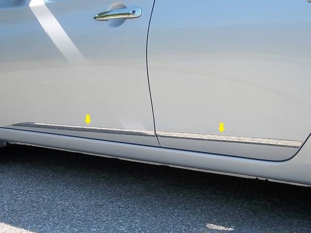Fits Nissan SENTRA 4dr QAA Stainless 4pcs Side Accent Trim AT13575