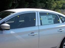 Fits Nissan SENTRA 4dr QAA Stainless 12pcs Window Accent Package WP13575