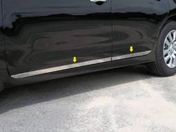 Fits Nissan ALTIMA 4dr QAA Stainless 4pcs Rocker Panel Trim TH13550