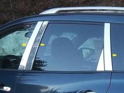 Fits Nissan PATHFINDER 4dr QAA Stainless 6pcs Pillar Trim PP13528