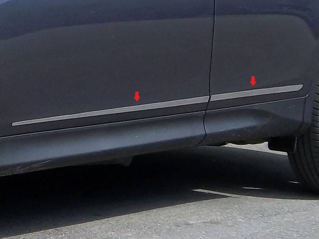 TOYOTA RAV4 4dr QAA Stainless 4pcs Side Accent Trim AT13180