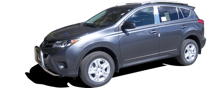 TOYOTA HIGHLANDER 4dr QAA Chrome ABS plastic 2pcs Mirror Cover MC13180 thumbnail 2