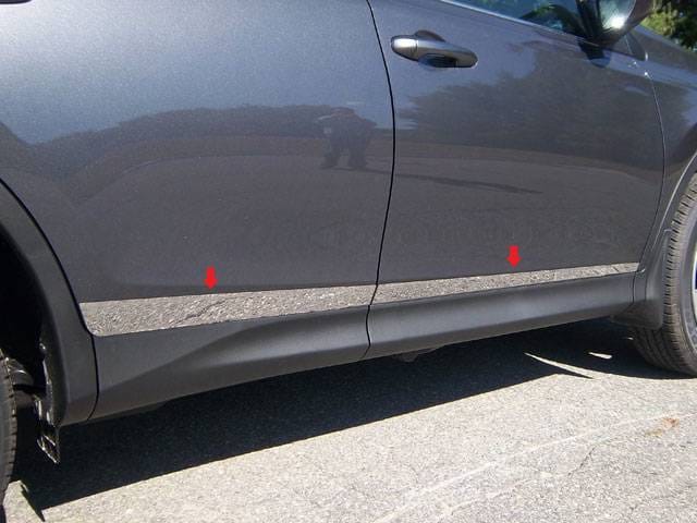 TOYOTA RAV4 4dr QAA Stainless 4pcs Rocker Panel Trim TH13181