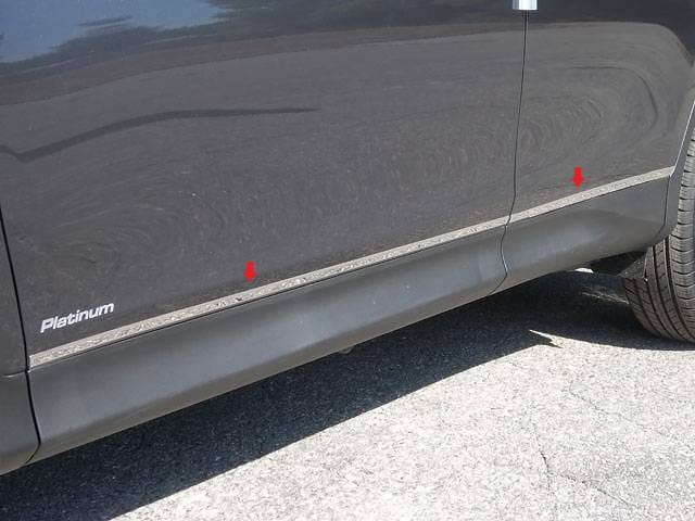 TOYOTA RAV4 4dr QAA Stainless 4pcs Rocker Panel Trim TH13180