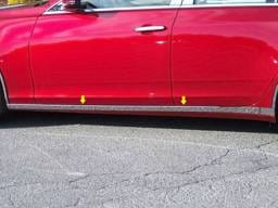 CADILLAC CTS 4dr QAA Stainless 4pcs Rocker Panel Trim TH54251