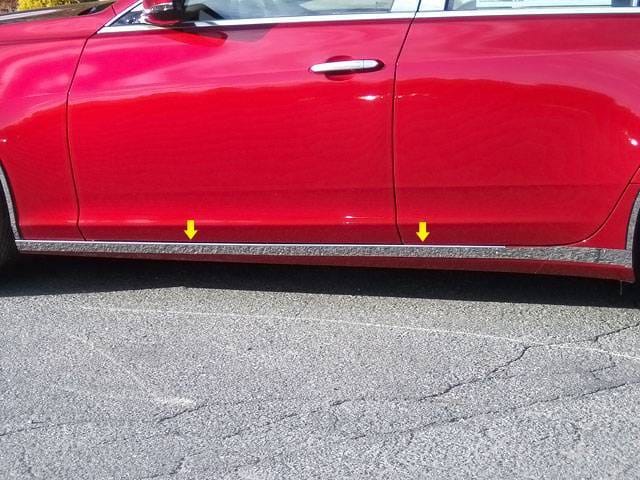 CADILLAC CTS 4dr QAA Stainless 4pcs Rocker Panel Trim TH54251