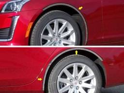 CADILLAC CTS 4dr QAA Stainless 6pcs Wheel Well Accent WQ54252