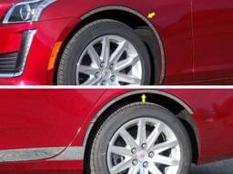 CADILLAC CTS 4dr QAA Stainless 6pcs Wheel Well Accent WQ54250