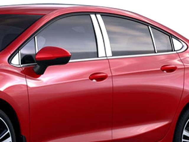 CHEVROLET CRUZE 4dr QAA Stainless 16pcs Pillar Trim PP56148