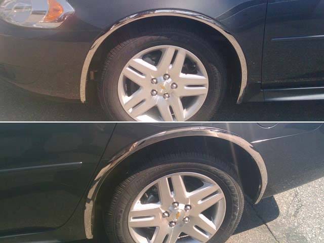 IMPALA - LIMITED QAA Molded Stainless 4pcs Wheel Well Fender Trim WZ46135