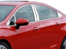 CHEVROLET CRUZE 4dr QAA Stainless 16pcs Pillar Trim PP56149