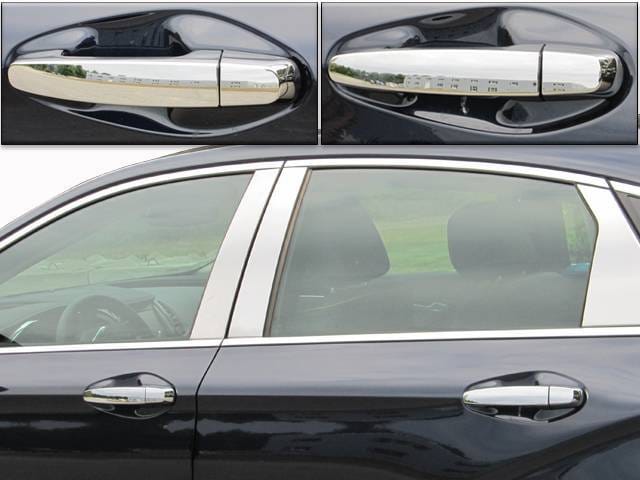 CHEVROLET IMPALA 4dr QAA Chrome ABS plastic 8pcs Door Handle Cover DH54135