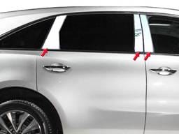 ACURA MDX 4dr QAA Stainless 6pcs Pillar Trim PP14298