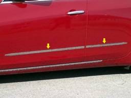 CADILLAC CTS 4dr QAA Stainless 4pcs Side Accent Trim AT54250
