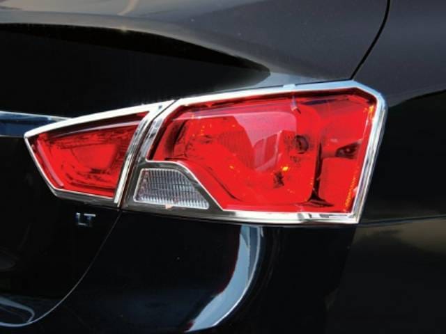 CHEVROLET IMPALA 4dr QAA Chrome ABS plastic 4pcs Tail Light Bezels TL54135