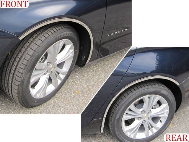 CHEVROLET IMPALA 4dr QAA Stainless 6pcs Wheel Well Accent WQ54136