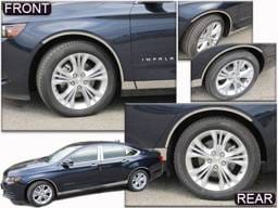 CHEVROLET IMPALA 4dr QAA Stainless 4pcs Wheel Well Accent WQ54135