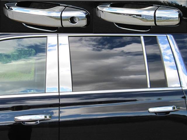 GMC YUKON 4dr QAA Chrome ABS plastic 8pcs Door Handle Cover DH54195