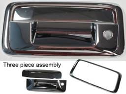 GMC SIERRA 2/4dr QAA Chrome ABS plastic 2pcs Tailgate Handle Cover DH54183