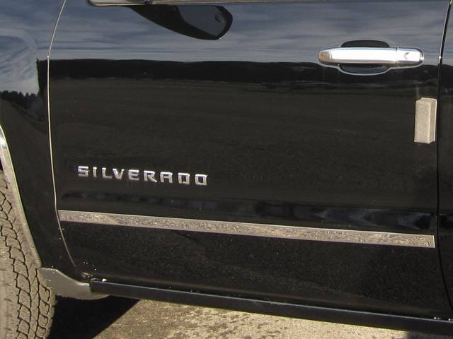CHEVROLET SILVERADO 2dr QAA Stainless 2pcs Molding Insert MI54181